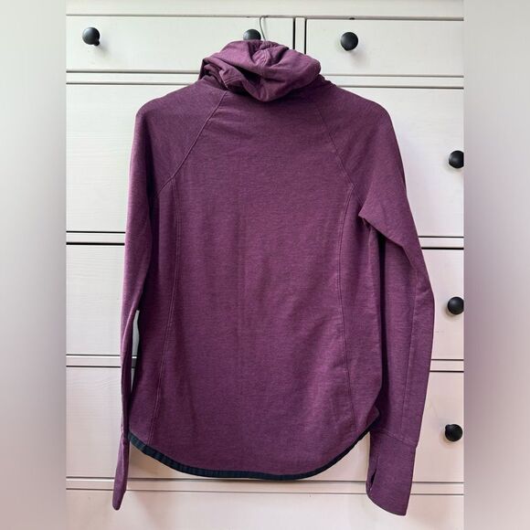 Athleta Women’s Sentry Terry Hoodie Women’s XS Purple Pullover Long Sleeve - Picture 10 of 15